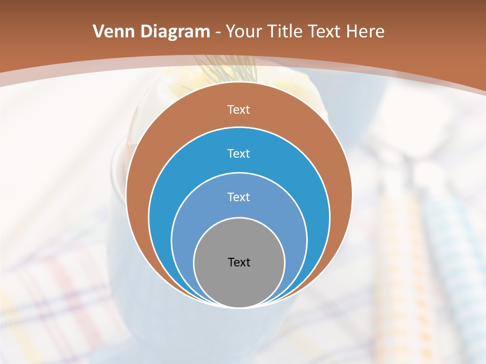 Two Eggs In An Egg Cup On A Table PowerPoint Template