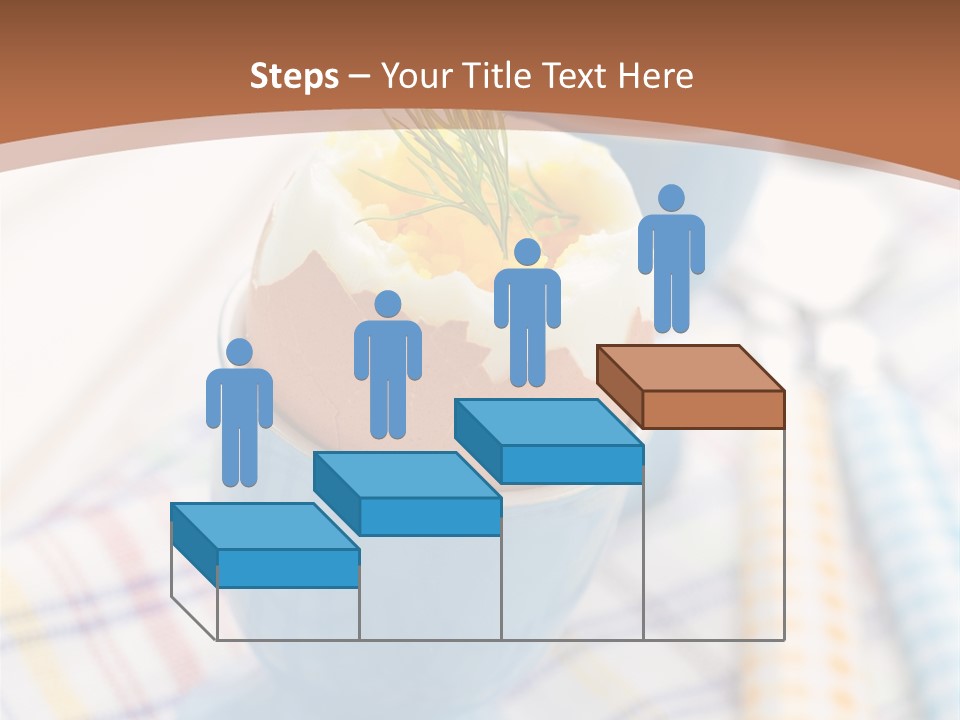 Two Eggs In An Egg Cup On A Table PowerPoint Template