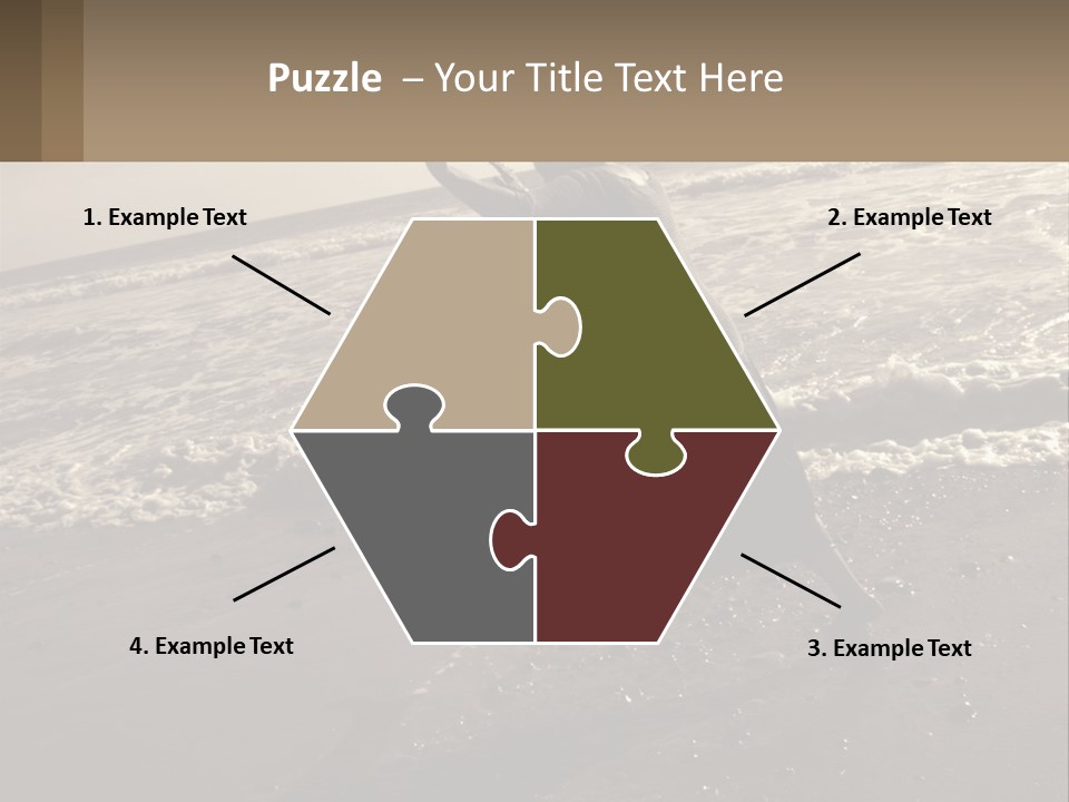 A Woman Walking On The Beach With Her Arms In The Air PowerPoint Template