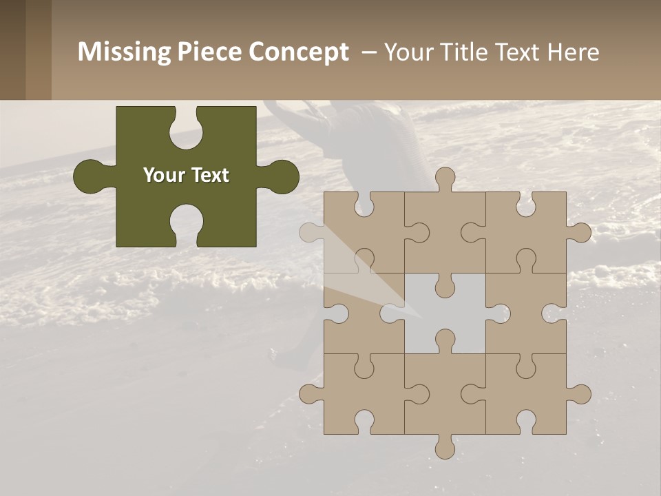 A Woman Walking On The Beach With Her Arms In The Air PowerPoint Template