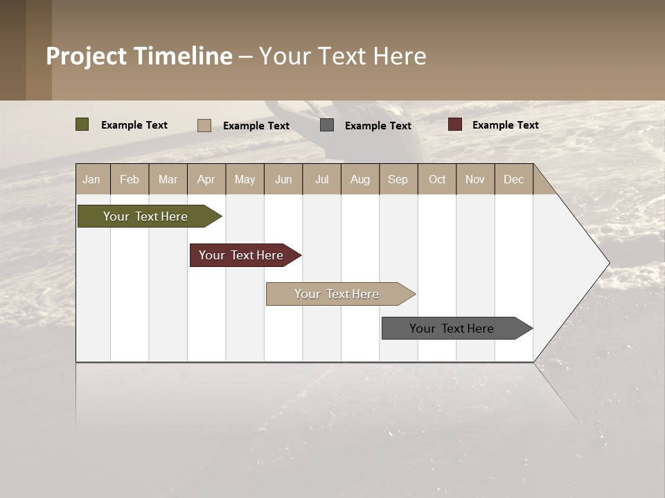 A Woman Walking On The Beach With Her Arms In The Air PowerPoint Template