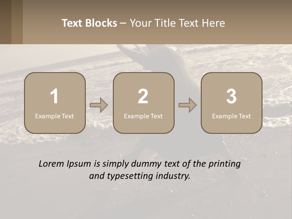 A Woman Walking On The Beach With Her Arms In The Air PowerPoint Template