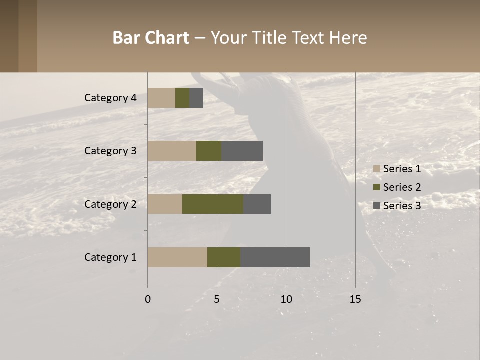 A Woman Walking On The Beach With Her Arms In The Air PowerPoint Template