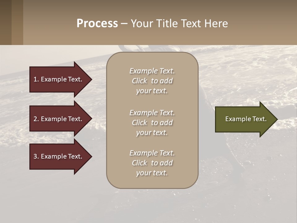 A Woman Walking On The Beach With Her Arms In The Air PowerPoint Template
