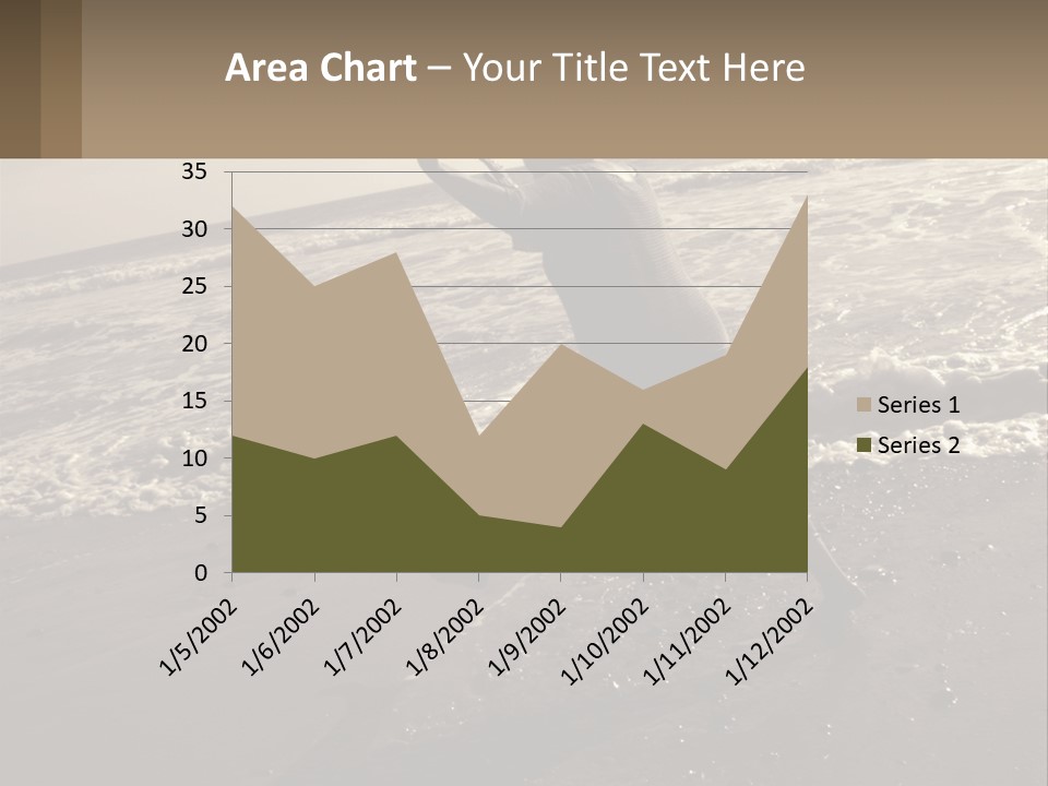 A Woman Walking On The Beach With Her Arms In The Air PowerPoint Template