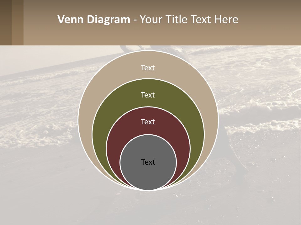 A Woman Walking On The Beach With Her Arms In The Air PowerPoint Template