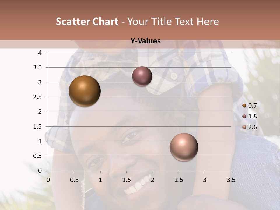 A Man Holding A Child On His Shoulders PowerPoint Template