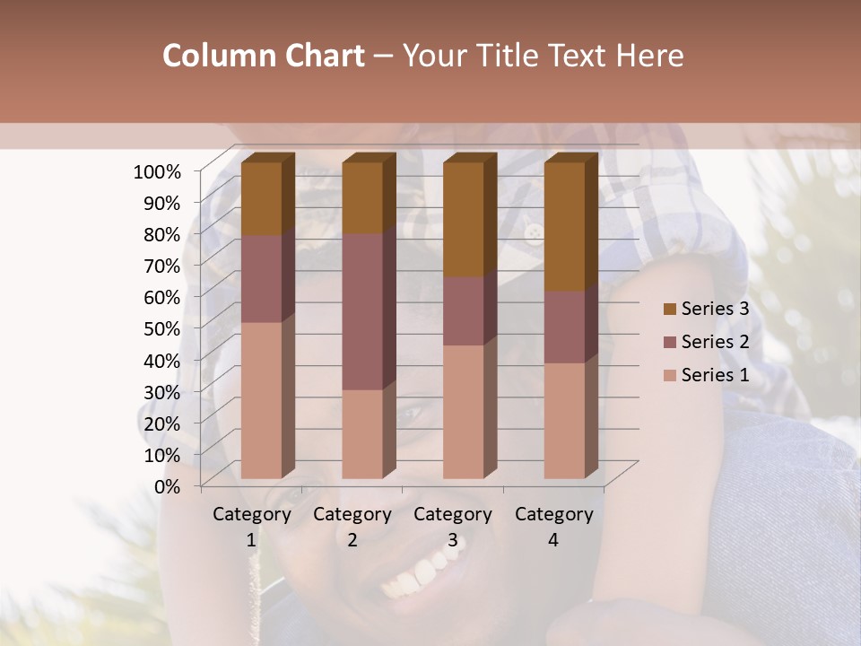 A Man Holding A Child On His Shoulders PowerPoint Template