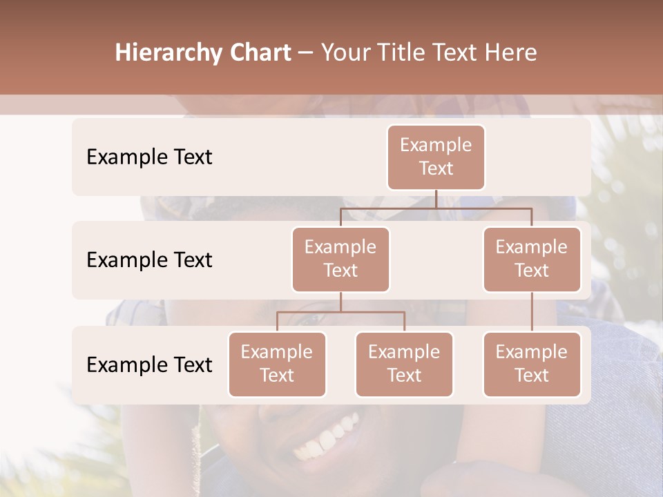 A Man Holding A Child On His Shoulders PowerPoint Template