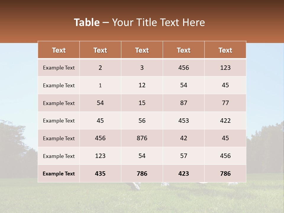 A Man And A Woman Jogging In A Field PowerPoint Template