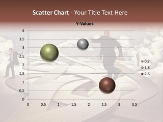 A Man In A Suit And A Man In A Suit Are Walking Across A Maze PowerPoint Template