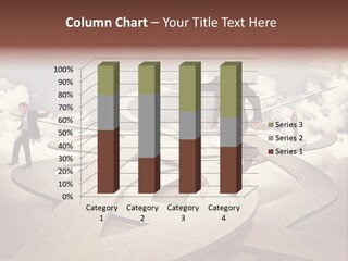 A Man In A Suit And A Man In A Suit Are Walking Across A Maze PowerPoint Template