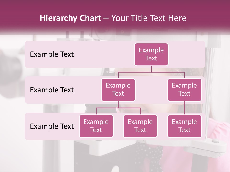 A Little Girl Is Looking Through A Microscope PowerPoint Template