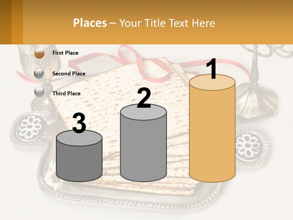 A Matzo With A Can Of Wine And A Can Of Wine Next To It PowerPoint Template