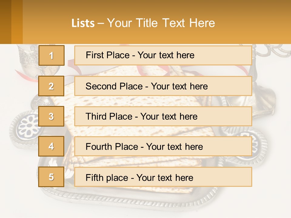 A Matzo With A Can Of Wine And A Can Of Wine Next To It PowerPoint Template