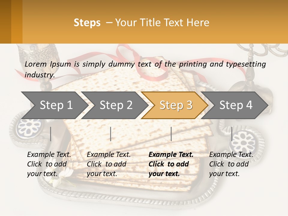 A Matzo With A Can Of Wine And A Can Of Wine Next To It PowerPoint Template
