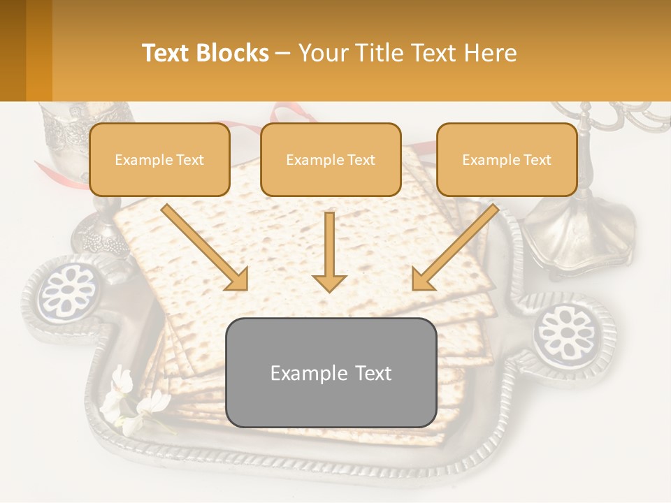A Matzo With A Can Of Wine And A Can Of Wine Next To It PowerPoint Template