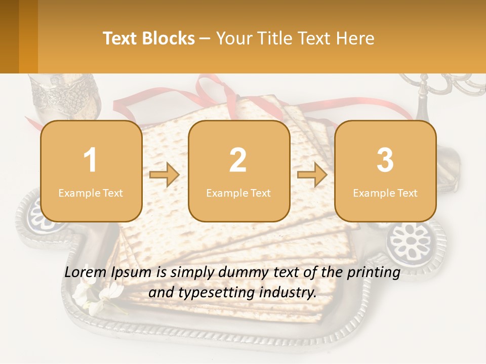 A Matzo With A Can Of Wine And A Can Of Wine Next To It PowerPoint Template