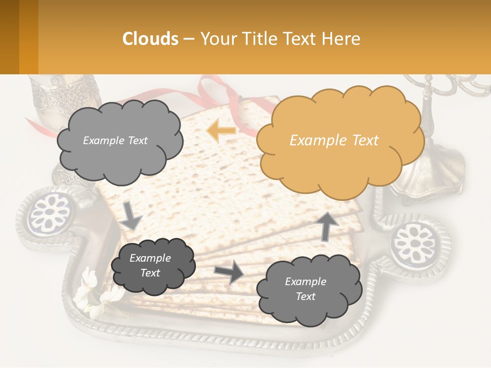 A Matzo With A Can Of Wine And A Can Of Wine Next To It PowerPoint Template