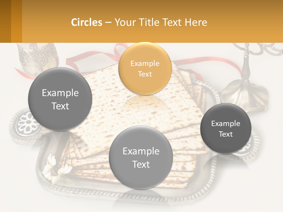 A Matzo With A Can Of Wine And A Can Of Wine Next To It PowerPoint Template