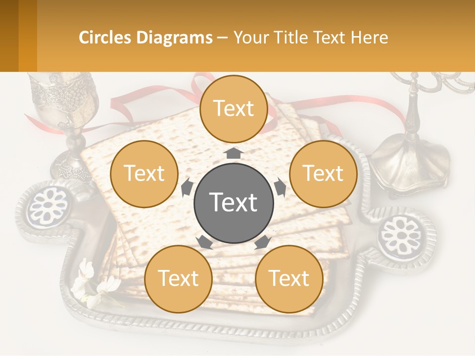 A Matzo With A Can Of Wine And A Can Of Wine Next To It PowerPoint Template