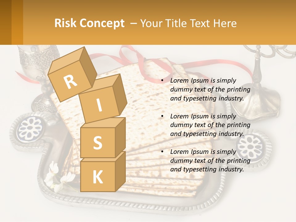 A Matzo With A Can Of Wine And A Can Of Wine Next To It PowerPoint Template