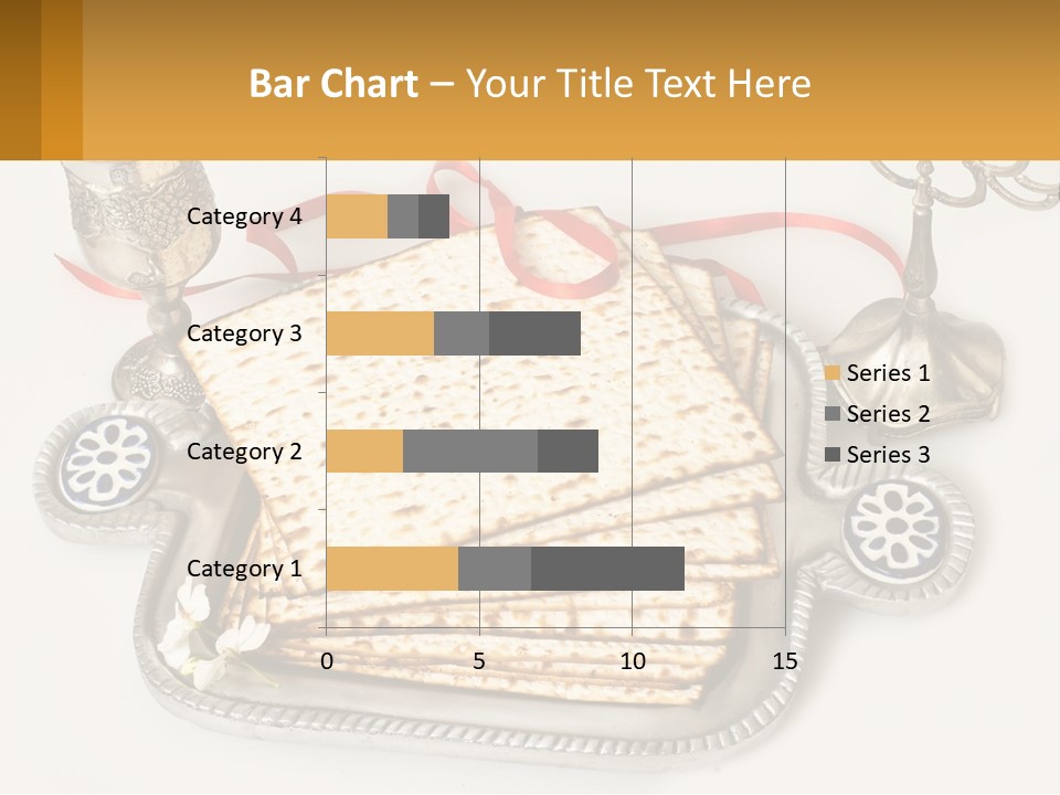 A Matzo With A Can Of Wine And A Can Of Wine Next To It PowerPoint Template