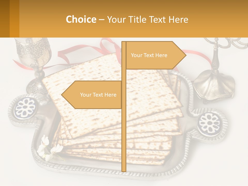 A Matzo With A Can Of Wine And A Can Of Wine Next To It PowerPoint Template