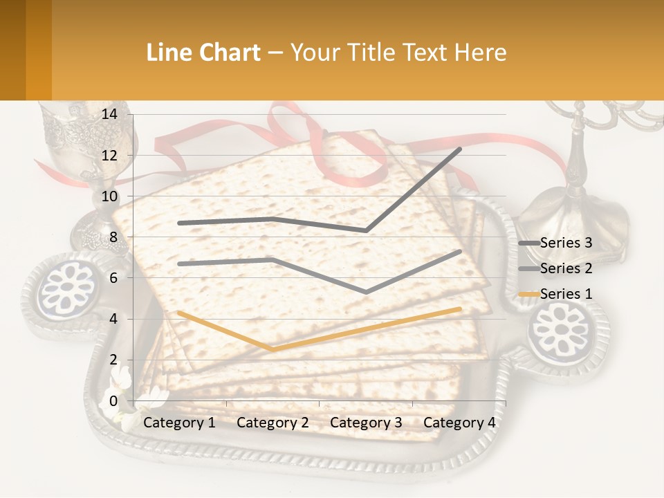 A Matzo With A Can Of Wine And A Can Of Wine Next To It PowerPoint Template