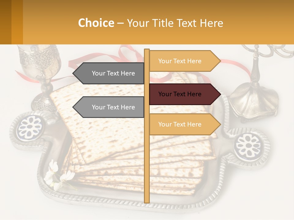 A Matzo With A Can Of Wine And A Can Of Wine Next To It PowerPoint Template
