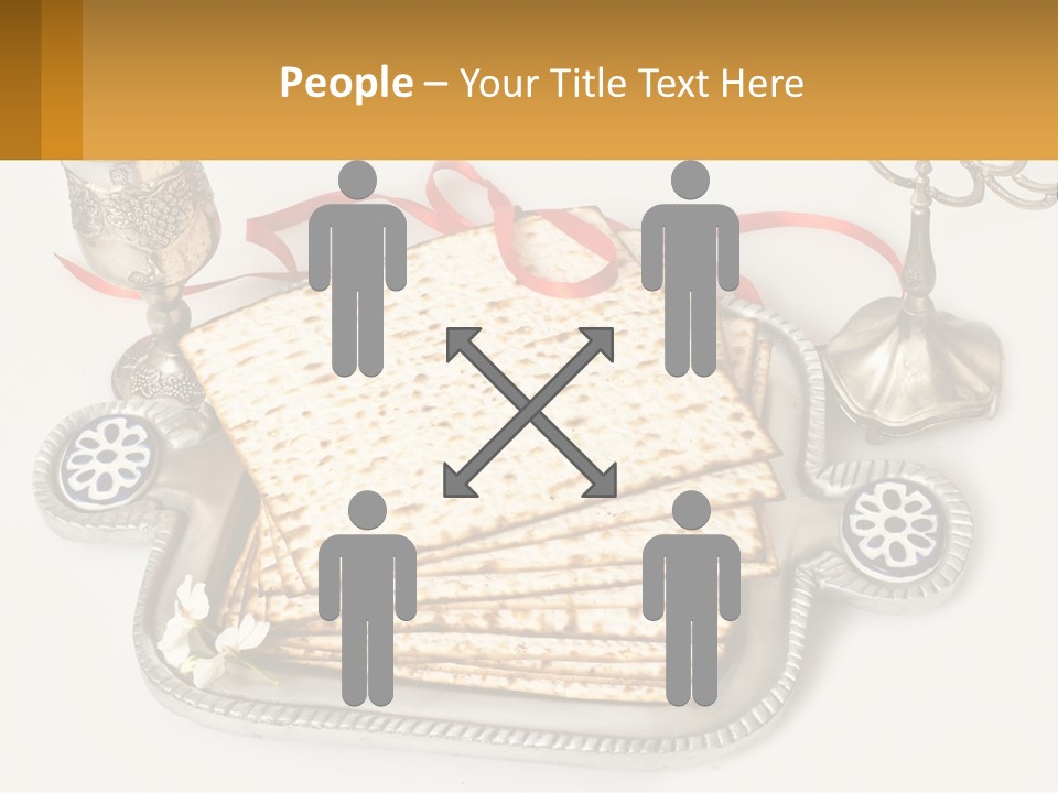 A Matzo With A Can Of Wine And A Can Of Wine Next To It PowerPoint Template