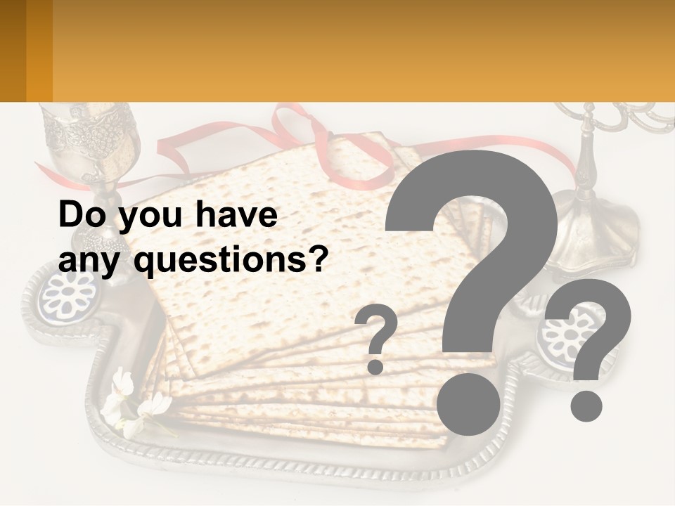 A Matzo With A Can Of Wine And A Can Of Wine Next To It PowerPoint Template