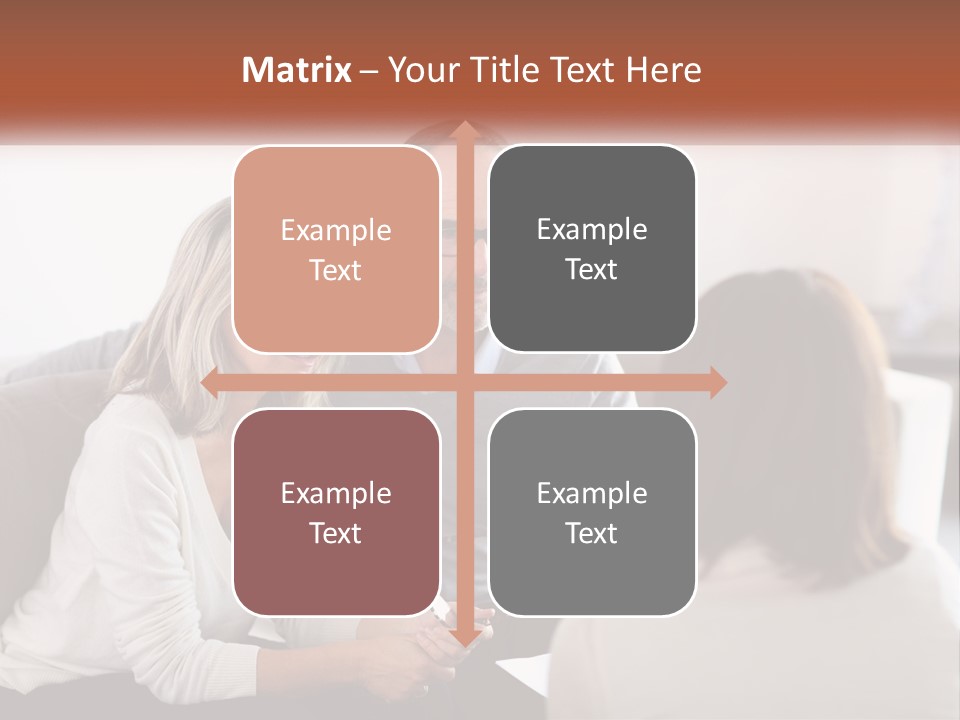 A Man And Woman Sitting On A Couch Talking To Each Other PowerPoint Template
