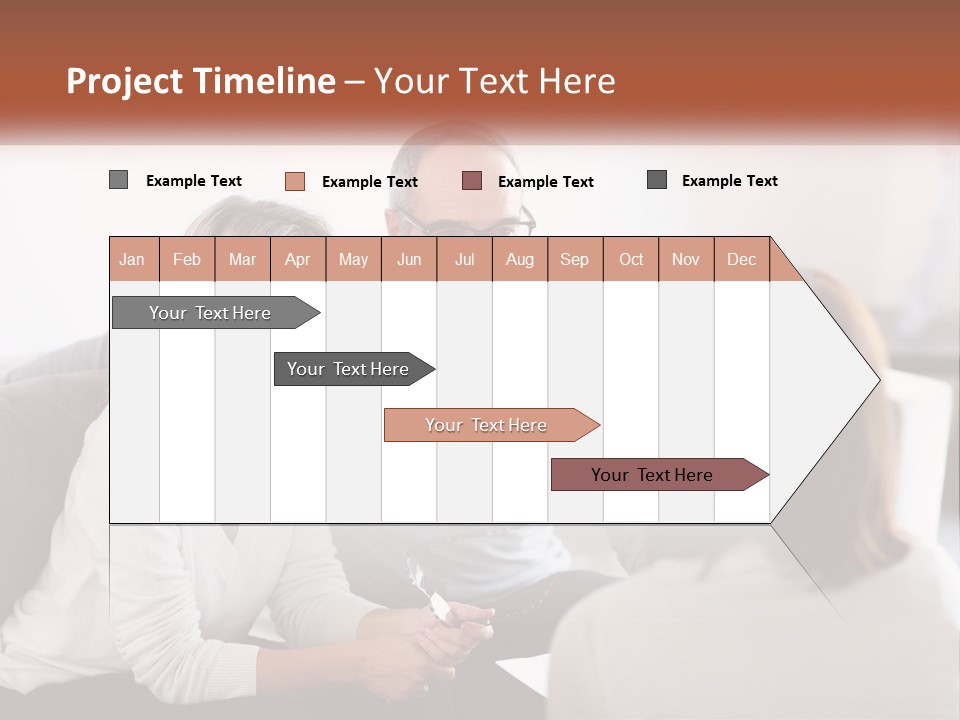 A Man And Woman Sitting On A Couch Talking To Each Other PowerPoint Template