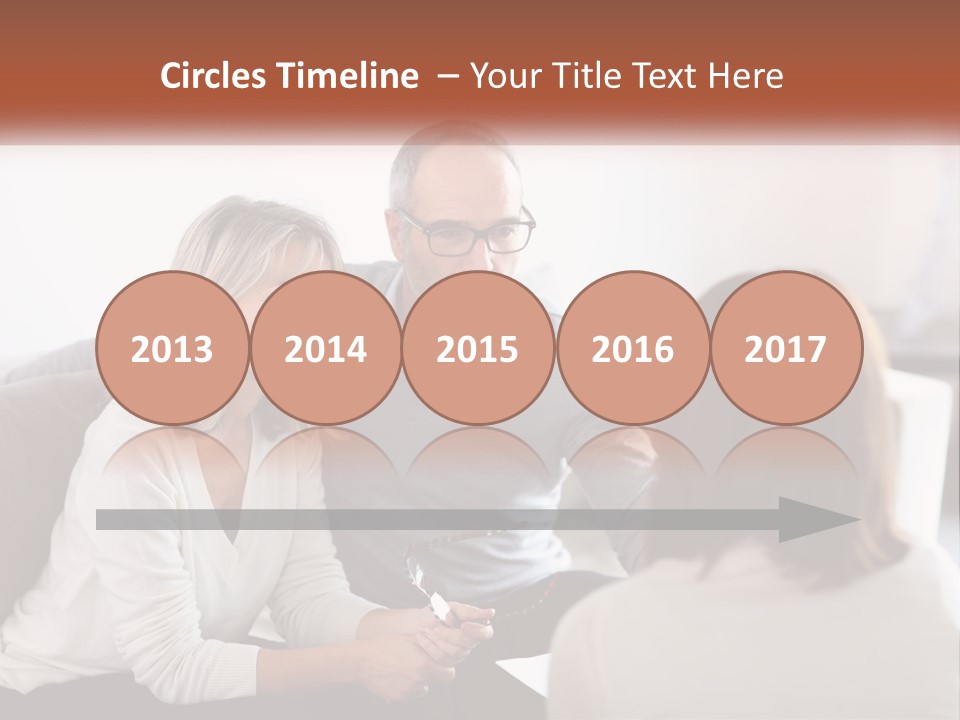 A Man And Woman Sitting On A Couch Talking To Each Other PowerPoint Template