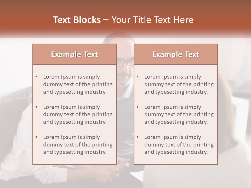 A Man And Woman Sitting On A Couch Talking To Each Other PowerPoint Template