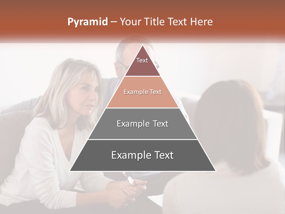 A Man And Woman Sitting On A Couch Talking To Each Other PowerPoint Template