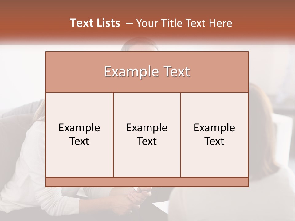 A Man And Woman Sitting On A Couch Talking To Each Other PowerPoint Template
