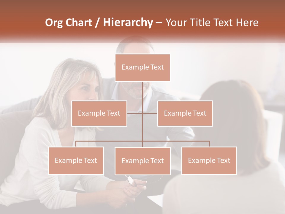 A Man And Woman Sitting On A Couch Talking To Each Other PowerPoint Template