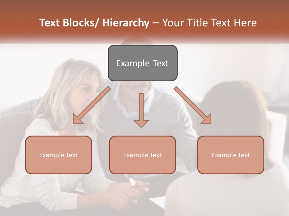 A Man And Woman Sitting On A Couch Talking To Each Other PowerPoint Template
