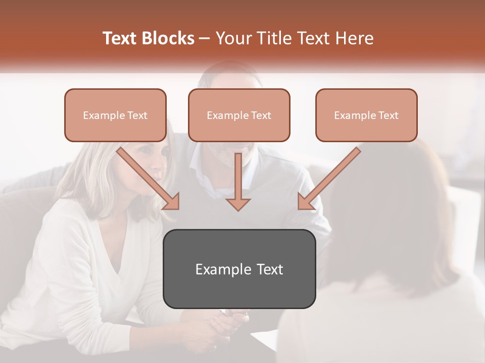 A Man And Woman Sitting On A Couch Talking To Each Other PowerPoint Template