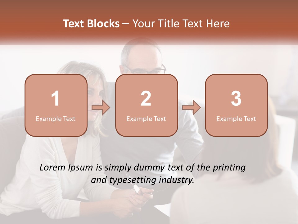 A Man And Woman Sitting On A Couch Talking To Each Other PowerPoint Template