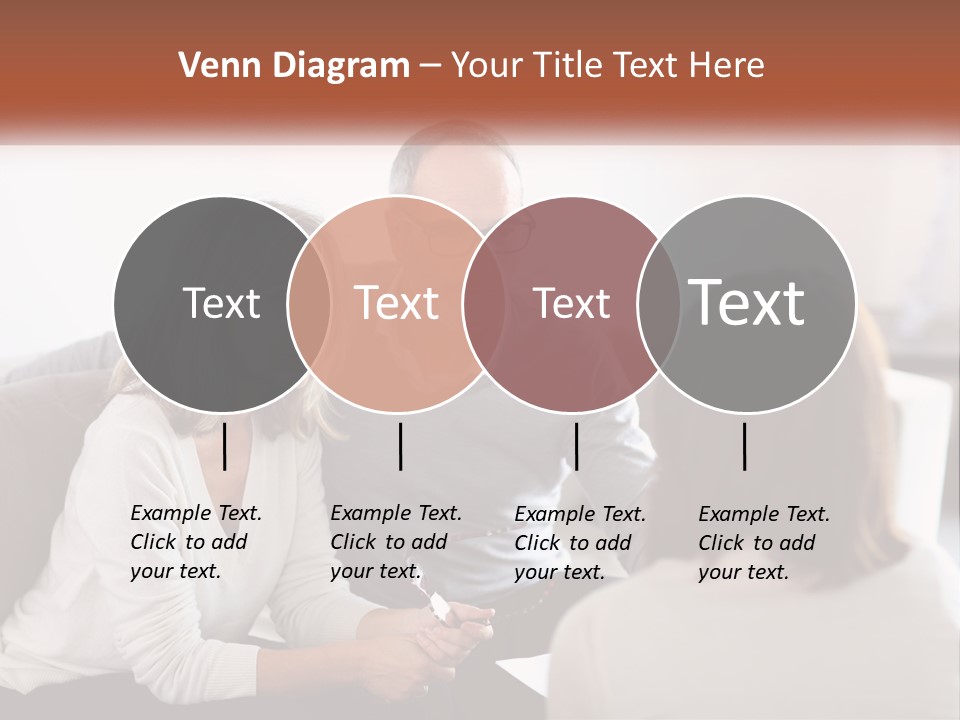 A Man And Woman Sitting On A Couch Talking To Each Other PowerPoint Template