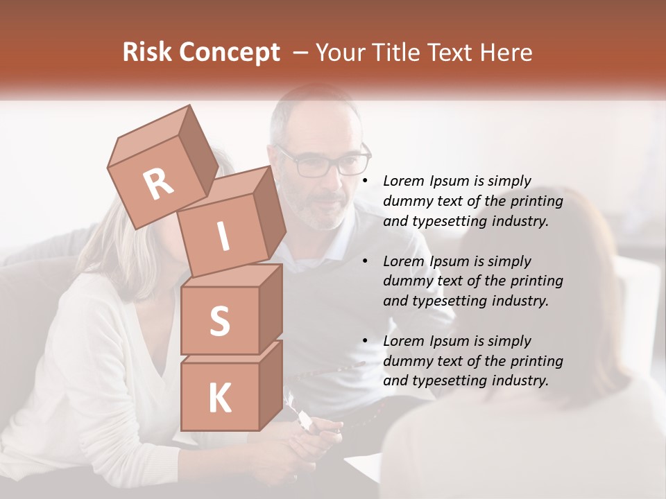 A Man And Woman Sitting On A Couch Talking To Each Other PowerPoint Template