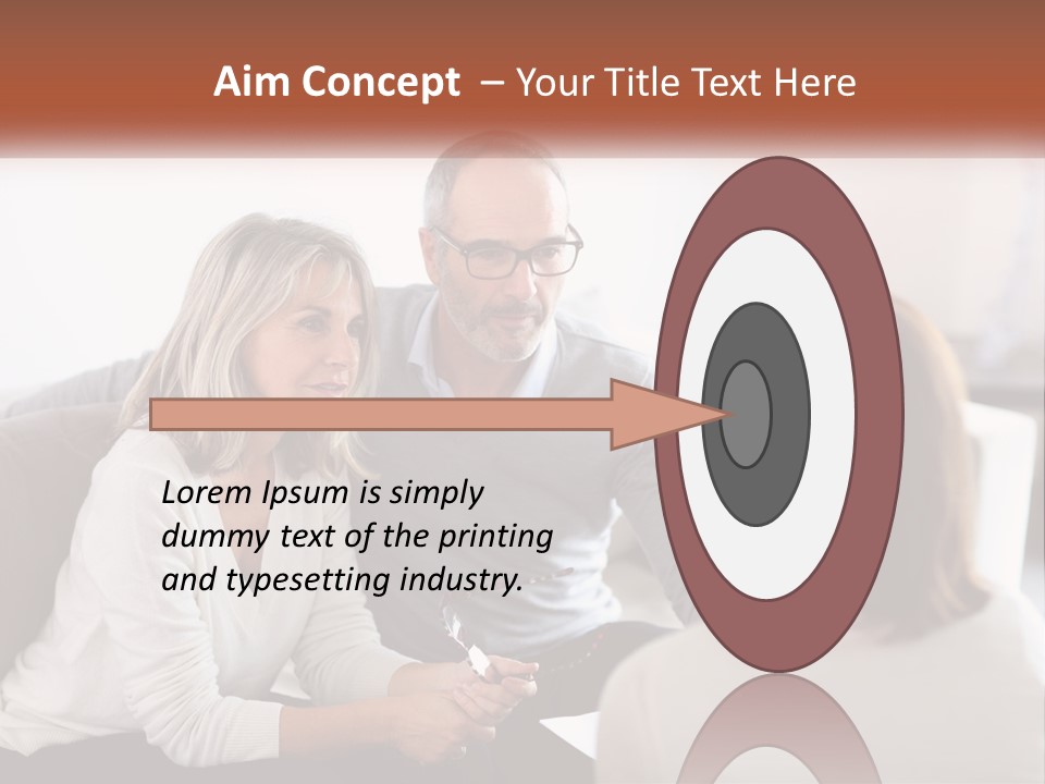 A Man And Woman Sitting On A Couch Talking To Each Other PowerPoint Template