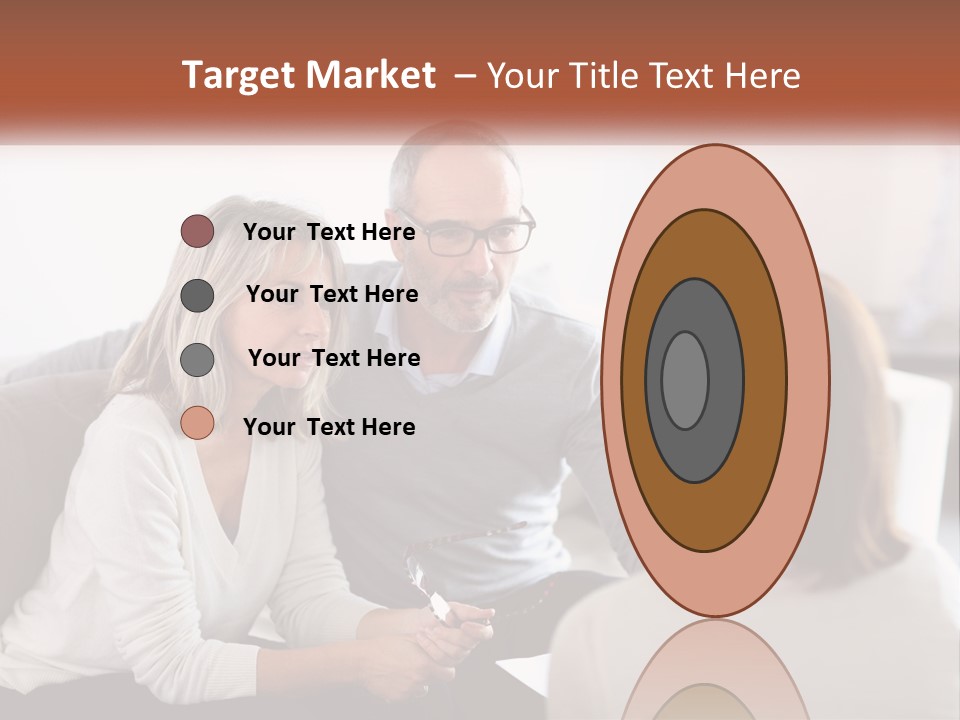 A Man And Woman Sitting On A Couch Talking To Each Other PowerPoint Template