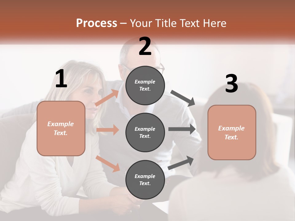 A Man And Woman Sitting On A Couch Talking To Each Other PowerPoint Template