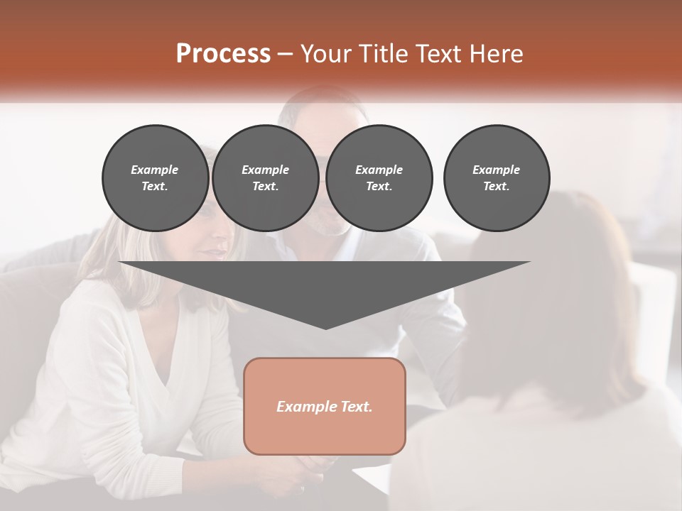 A Man And Woman Sitting On A Couch Talking To Each Other PowerPoint Template