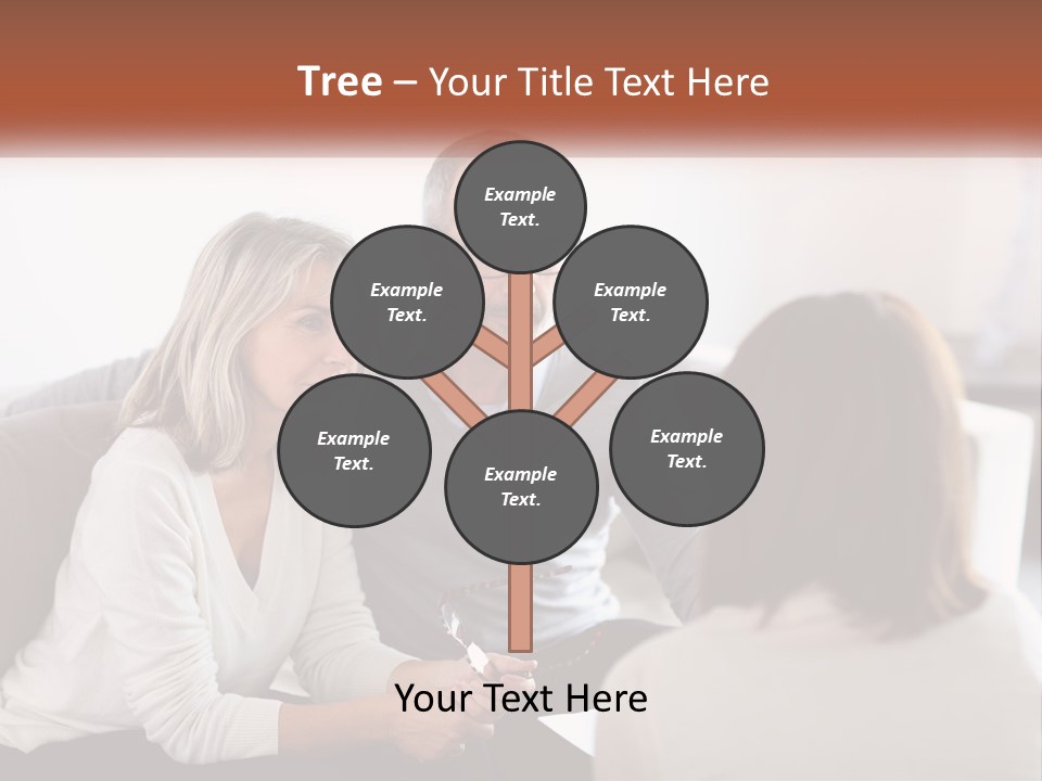 A Man And Woman Sitting On A Couch Talking To Each Other PowerPoint Template