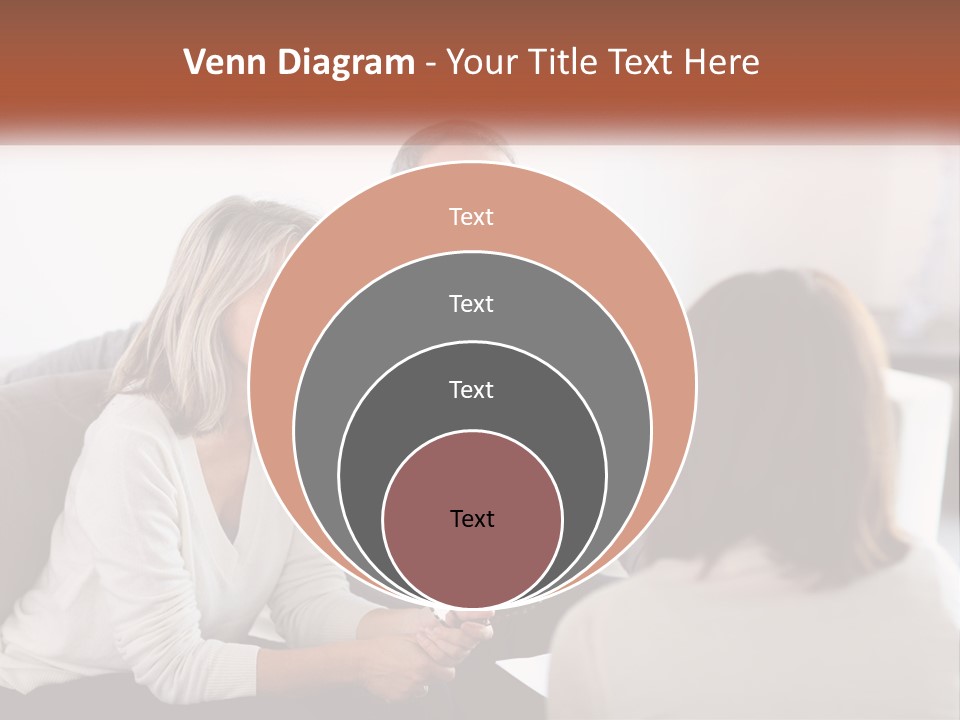 A Man And Woman Sitting On A Couch Talking To Each Other PowerPoint Template